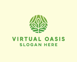 Organic Plant Farm logo design