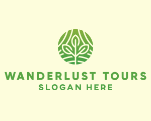 Organic Plant Farm logo design