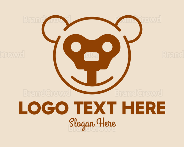 Teddy Bear Key Logo