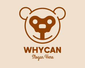 Teddy Bear Key Logo