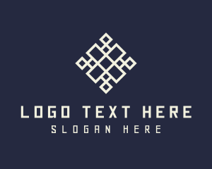 Interior Design - Elegant Diamond Pattern logo design