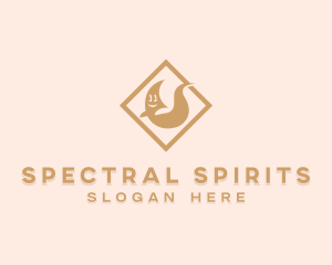 Spooky Spirit Ghost logo design