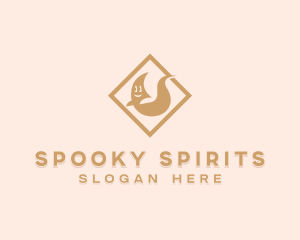 Spooky Spirit Ghost logo design