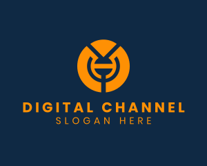Channel - Media Channel Application logo design