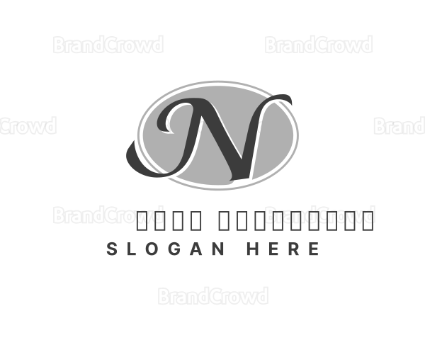 Professional Business Agency Letter N Logo