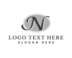 Black And White - Professional Business Agency Letter N logo design