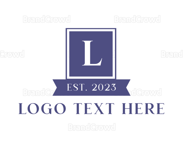 Casual Professional Lettermark Logo