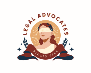 Legal Justice Woman logo design