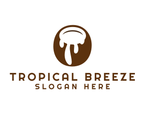 Filipino - Coconut Tropical Drink logo design