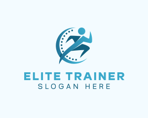 Running Sports Athlete  logo design