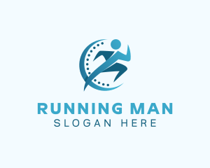 Running Sports Athlete  logo design
