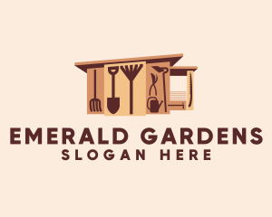 Gardening Tool House logo design