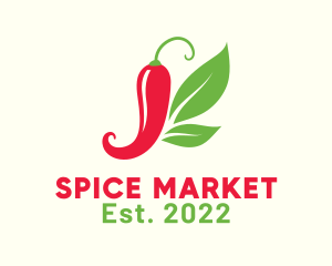 Spicy Chili Butterfly logo design