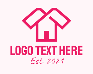 Fashion Store - Pink Fashion House logo design