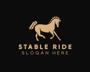 Equestrian Horse Breeding logo design