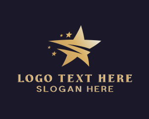 Art Studio - Entertainment Shooting Star logo design