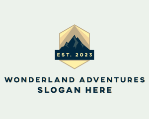 Mountain Climbing Adventure logo design