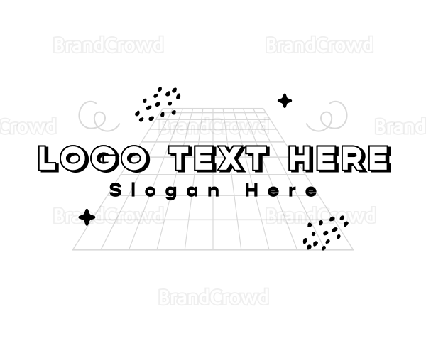 Playful Quirky Doodle Drawing Logo