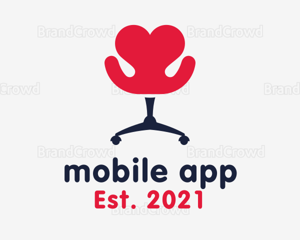 Red Chair Heart Logo
