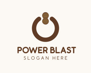 Power Indicator Peanut logo design