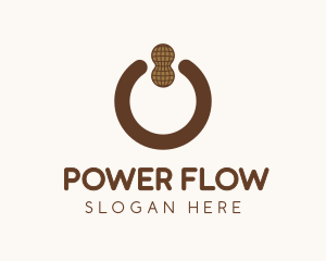 Power Indicator Peanut logo design