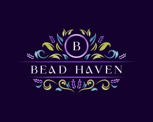 Floral Luxury Lavender logo design