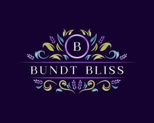 Floral Luxury Lavender logo design