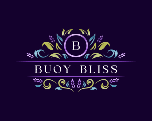 Floral Luxury Lavender logo design