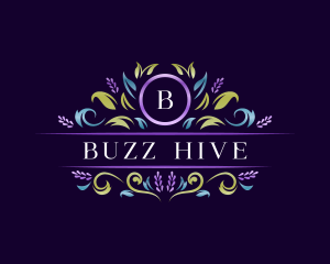 Floral Luxury Lavender logo design