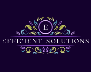 Floral Luxury Lavender logo design