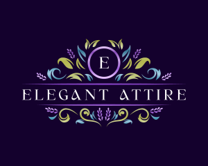 Floral Luxury Lavender logo design