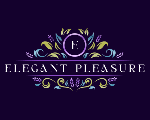 Floral Luxury Lavender logo design