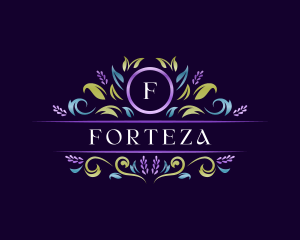 Floral Luxury Lavender logo design