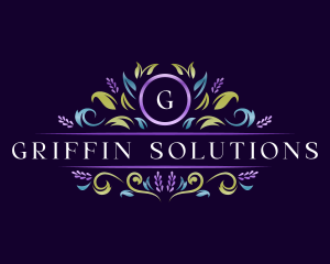 Floral Luxury Lavender logo design