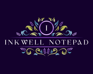 Floral Luxury Lavender logo design