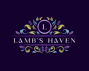 Floral Luxury Lavender logo design