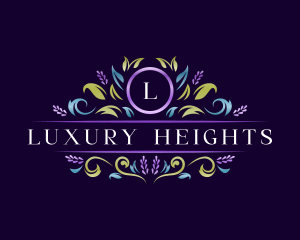 Floral Luxury Lavender logo design