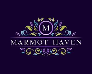 Floral Luxury Lavender logo design