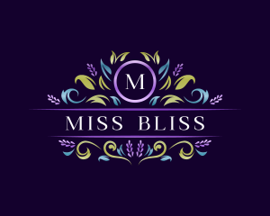 Floral Luxury Lavender logo design