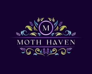 Floral Luxury Lavender logo design