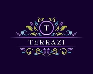 Floral Luxury Lavender logo design