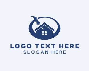 Home Improvement - Home Construction Tools logo design