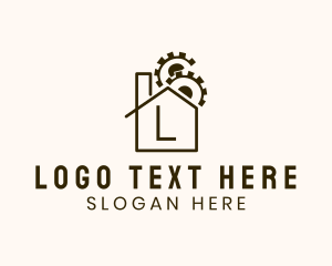 Industrial Mechanical House Fabrication Logo