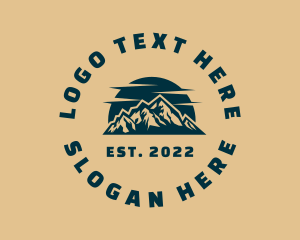 Travel - Mountaineering Outdoor Exploration logo design