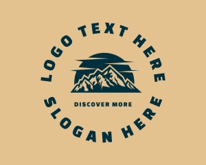 Explore - Mountaineering Outdoor Exploration logo design