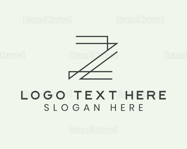 Minimalist Architect Letter Z Logo