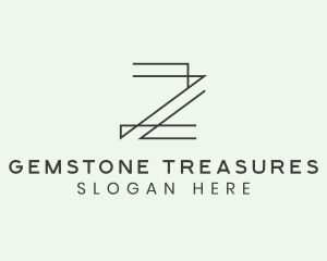 Minimalist Architect Letter Z logo design