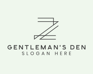 Minimalist Architect Letter Z logo design