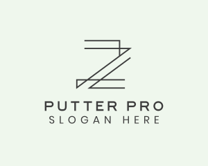 Minimalist Architect Letter Z logo design