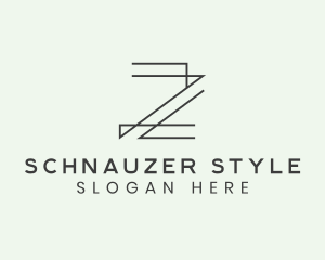 Minimalist Architect Letter Z logo design